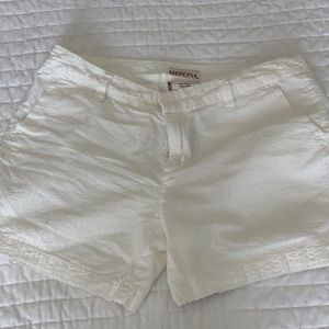White merona shorts